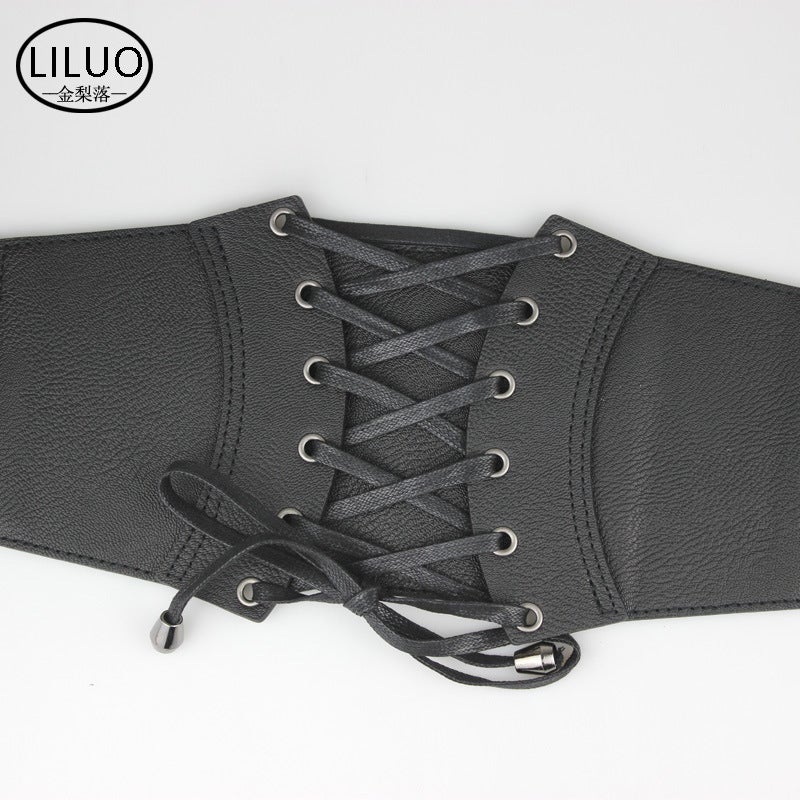 Vintage PU Leather Waist Belt for Women - Image 4