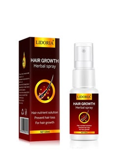 Ginger Hair Growth Spray, Herbal Hair Growth Serum for Thinning & Damaged Hair, Hair Strengthening & Repair Spray for All Hair Types (20ml)