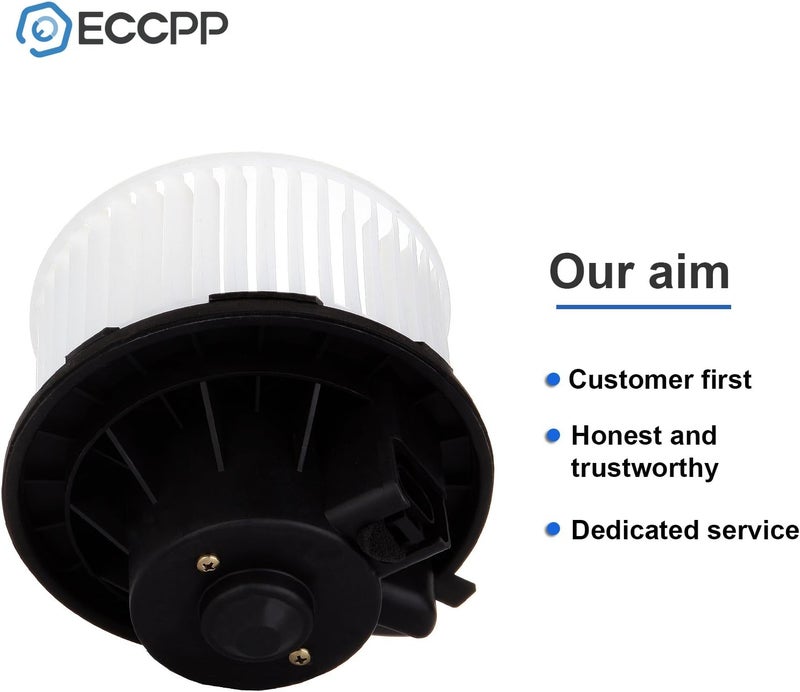 ECCPP HVAC Plastic Heater Blower Motor with Fan Cage for Chevrolet and Cadillac - Image 4