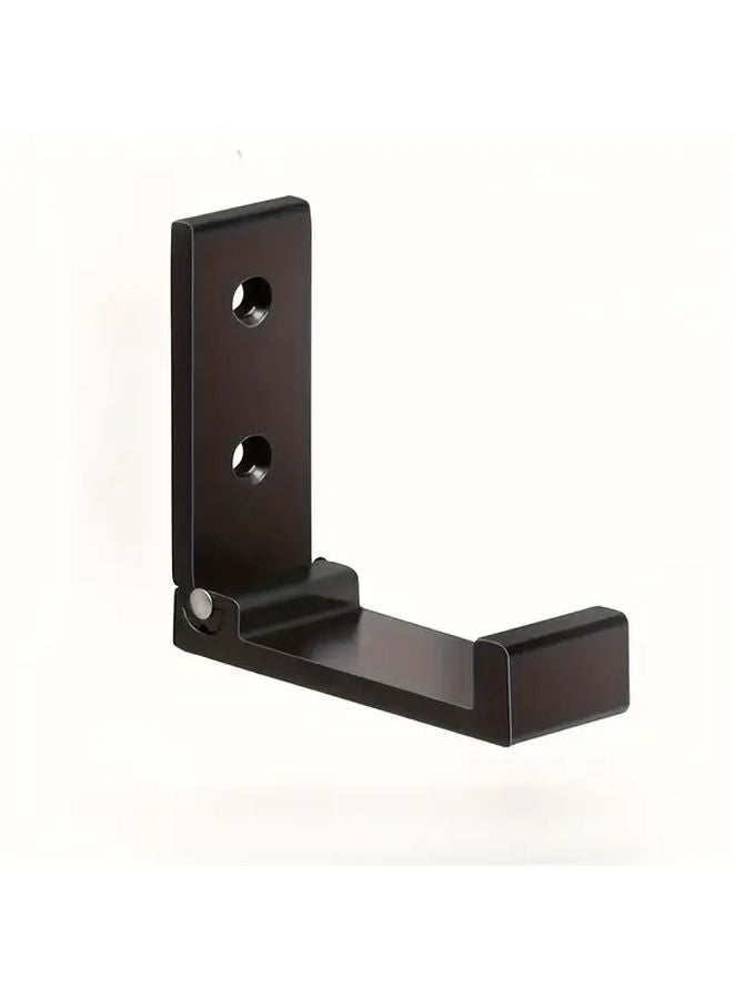 1 Set Wall Mounted Rust Proof Aluminum Folding Hangers Heavy Duty Metal - Image 2