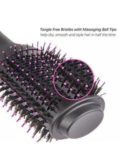 HALAMODO Negative Ion Hair Care Integrated Hot Air Comb Smooth and Shiny Hair Reduces Static and Frizz Unique Airflow Holes Quick Drying Three-Temperature Control Personalized Styling 360° Rotating Power Cord Flexible and Convenient  - Image 5