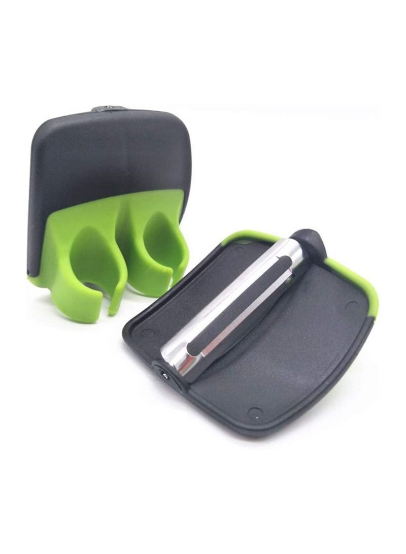 BELLSBERRY 2 Pcs Hand Vegetable Peeler, Palm Peeler Rubber Finger Grips, Hand Vegetable Peeler, Finger Grips Comfortable to Peel Potato & Carrot & Cucumber  - Image 1