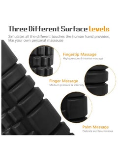 SPORT Foam Roller, Trigger Point Fitness Deep Tissue Muscle Massage Roller Lightweight Hollow Yoga Pilates Roller for Relax Muscles, Balance Exercises, Physical Therapy, Pain Relief (Assorted color)  - Image 2