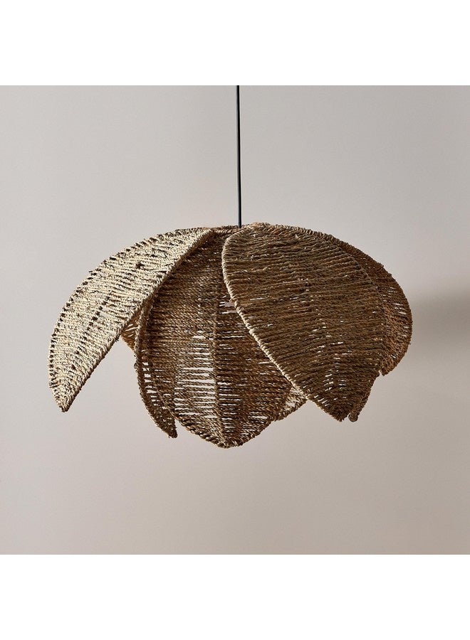 Home Box Belmonte Flower Seagrass Lampshade 67 x 35 cm - Image 4