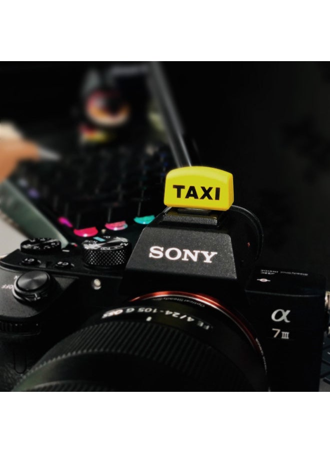 Generic Taxi Hot Boot Cover Slr Camera For Canon Sony A7m3 Micro Single Fuji Xt Nikon Decorative Accessories Creative-Color:Little Yellow Chicken  - Image 4