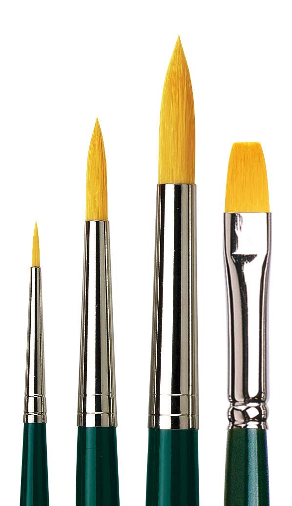 da Vinci Watercolor Series 4226 Nova Paint Brush Set, Synthetic, Multiple Sizes, 4 Brushes (Series 1570, 122) - Image 2