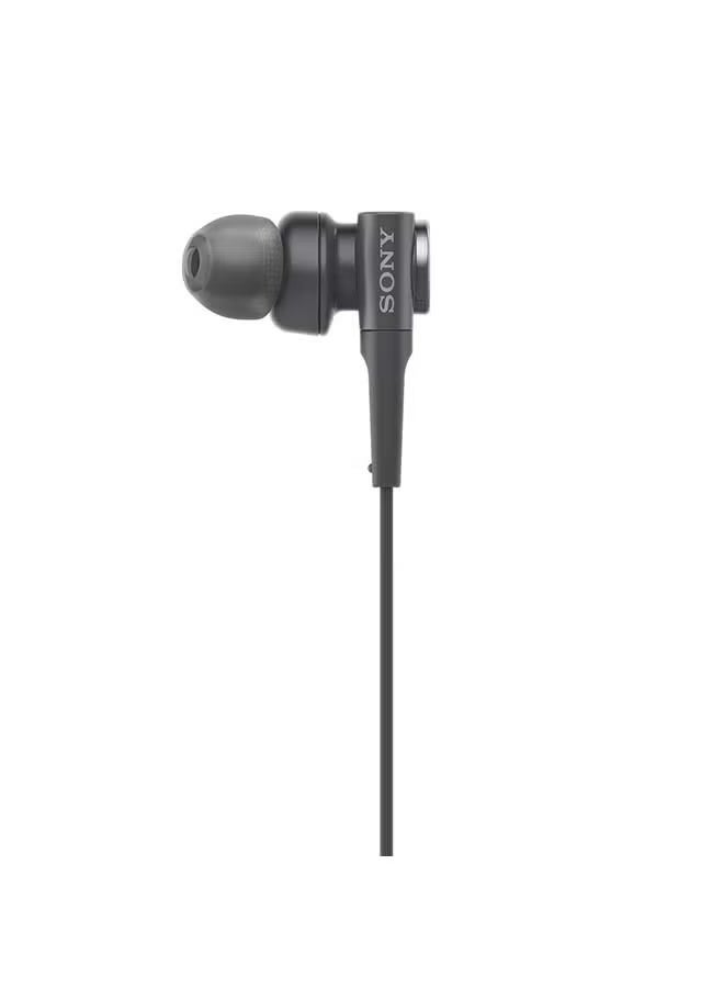 MDR-XB55AP in-ear headphones with heavy bass, universal for mobile music and calls, with remote control.