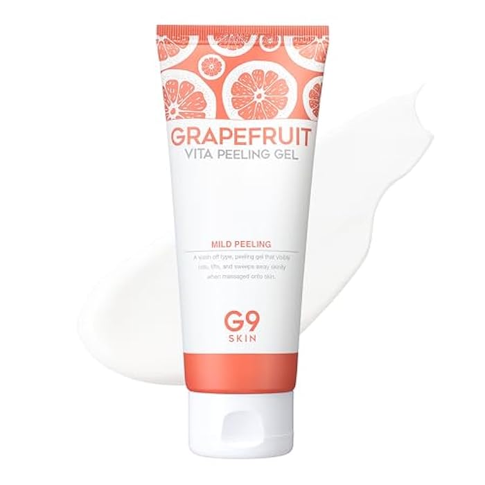 G9SKIN Grapefruit Vita Peeling Gel (150ml/5.07fl.oz) - Gentle Exfoliator for Smooth & Radiant Skin with Vitamin Complex - Image 1