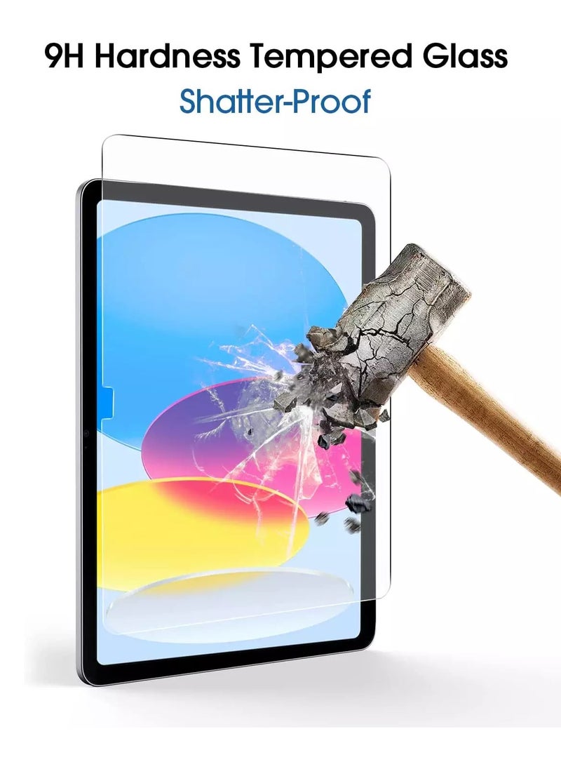 HEXABEX - Screen Protector for Apple iPad 10th 10.9"/11th Gen 11" Tempered Glass Screen Guard Compatible with iPad 11th Generation(A19) 2025 and iPad 10th Generation Clear - Image 1