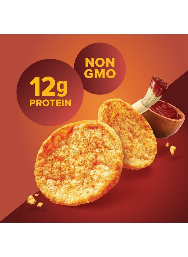 Pure Protein Popped Crisps Variety Pack, Hickory Barbecue and Sour Cream & Onion, High Protein Snack, 12G Protein, 1.27oz., 12 Count - Image 3