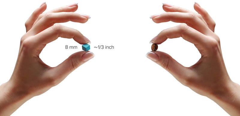 PIXIO Sweet - Tiny Magnetic Blocks Building Toy in The Pixel Art Style with Free App - 5/16" Plastic Cubes with 6 Magnets Inside - Open Ended Toy - Creativity Kit for Ages 6+ - 60pcs - Image 2