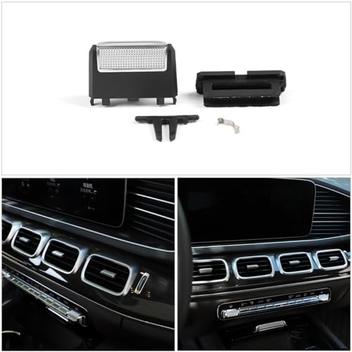 Tumukiw توموكيو إير فينت كليب تاب بديل يناسب مرسيدس بنز W167 GLS GLE 350 400 450 500 580 2020 2021 2022 أمامي يسار يمين/خلفي مخرج شبك تهوية التكييف كليب تاب مجموعة إصلاح (تهوية وحدة التحكم المركزية) - Image 1