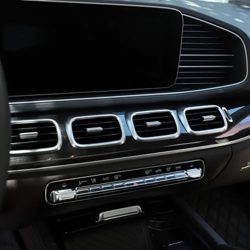 Tumukiw توموكيو إير فينت كليب تاب بديل يناسب مرسيدس بنز W167 GLS GLE 350 400 450 500 580 2020 2021 2022 أمامي يسار يمين/خلفي مخرج شبك تهوية التكييف كليب تاب مجموعة إصلاح (تهوية وحدة التحكم المركزية) - Image 3