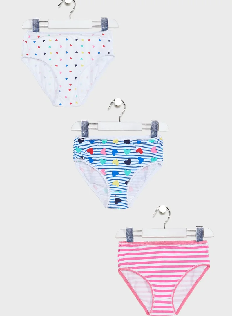 MINOTI Youth 3 Pack Assorted Knicker