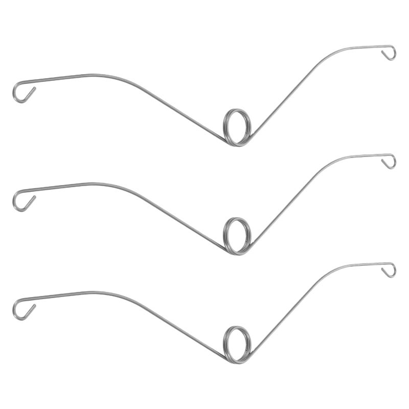 3Pcs Metal Torsion Spring Clips Replacement For Recessed Bathroom Vent Ceiling Fan Cover Repair - Image 2