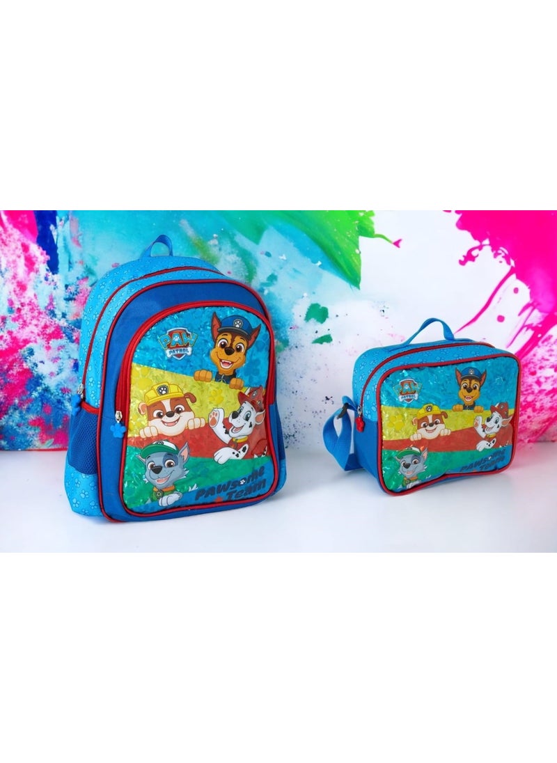 Wiggle Paw Patrol Primary School Bag and Lunchbox  - Image 1