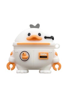 For XiaomiRedmi Buds5 Pro Earphone Protective Cover Red Mi Buds4 Cartoon Silicone Wireless Bluetooth Shell-Color:Silicone Soft Shell-space Duck-Model:For XiaomiBuds 4 (protective Cover)