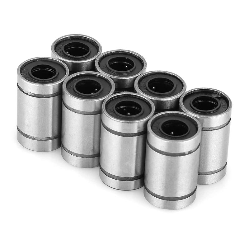 LM6UU 6mm Linear Motion Ball Bearing Bushing Pack Double Sealed Design for 3D Printer and Engraving Machine 8pcs - Image 1
