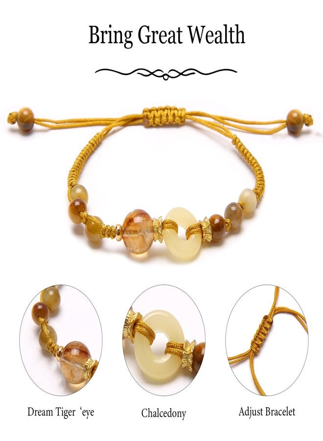 Pet Lovers Crystal Bracelets for Dog/Cat Mom & Dad - Adjustable Stackable Natural Gemstone Christmas Gift - Image 2