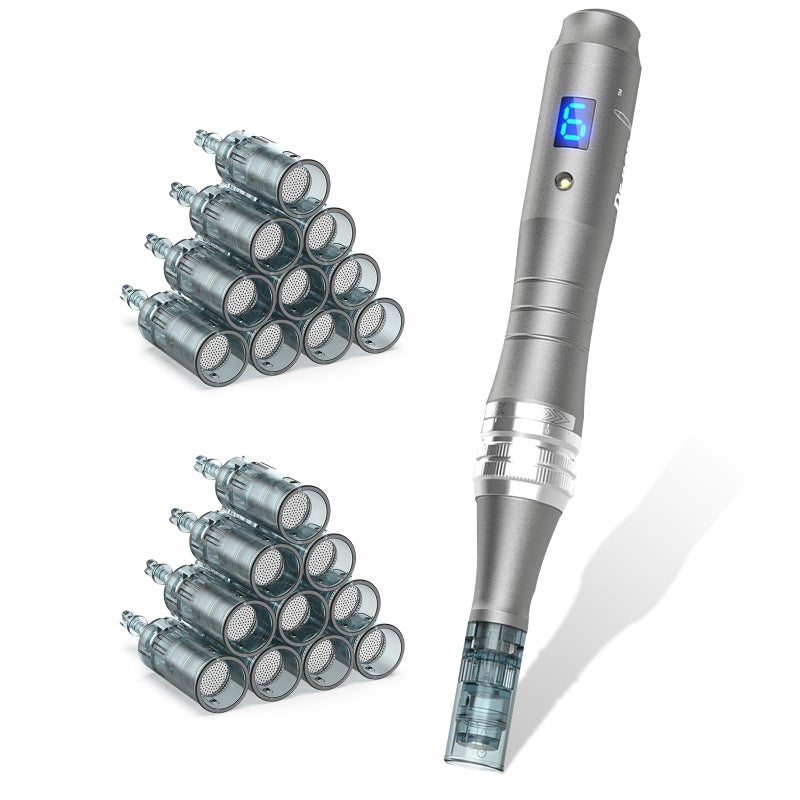 CLETINA Microneeding Derma Roller Pen Micro Needle Roller Pen for Home Use Microneedle Roller Pen for Women Men Tools - Image 2