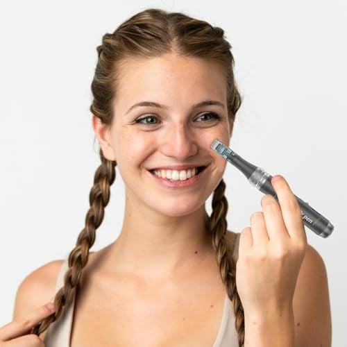 CLETINA Microneeding Derma Roller Pen Micro Needle Roller Pen for Home Use Microneedle Roller Pen for Women Men Tools - Image 3