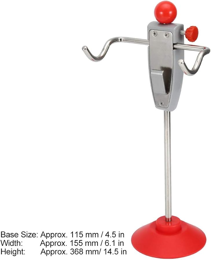 Red Steering Wheel Holder Stand Tool for Car Alignment Rack Truck Van - Image 3