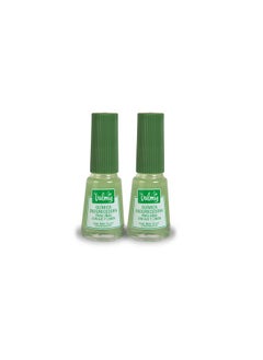 VALMY 2In1 Garlic Nail Hardener & Lemon Nail Whitener Base Coat Nail Polish Nail Strengthener For Thin Nails And Growth Nail Whitener For Yellow Nails Endurecedor De Uñas 0.47 Fl Oz (Pack Of 2)  - Image 1