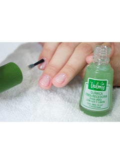VALMY 2In1 Garlic Nail Hardener & Lemon Nail Whitener Base Coat Nail Polish Nail Strengthener For Thin Nails And Growth Nail Whitener For Yellow Nails Endurecedor De Uñas 0.47 Fl Oz (Pack Of 2)  - Image 2