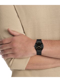 CALVIN KLEIN ساعة يد ستانلس ستيل بعقارب دائرية الشكل للجنسين 25300002 - 37.5 ملم  - Image 4