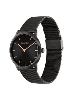 CALVIN KLEIN ساعة يد ستانلس ستيل بعقارب دائرية الشكل للجنسين 25300002 - 37.5 ملم  - Image 2