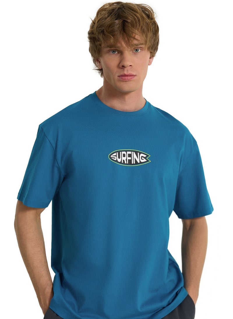 Termit Men's Marine Supreme T-shirt Termit, High-Quality Cotton, Loose Fit, Breathable Fabric, Stylish and Comfortable for Skating and Urban Adventures  - Image 2