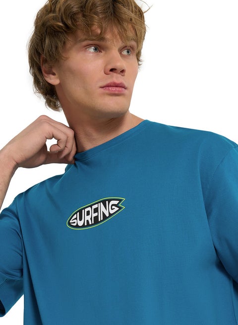Men's Marine Supreme T-shirt Termit, High-Quality Cotton, Loose Fit, Breathable Fabric, Stylish and Comfortable for Skating and Urban Adventures