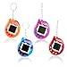 jaming 4 Pieces Virtual Electronic Digital Pets Keychains Nostalgic 168 Giga Pets in One Virtual Cyber Digital Nostalgic Handheld Electronic Toys for Kids Funny Play Solid Color Version - Image 4
