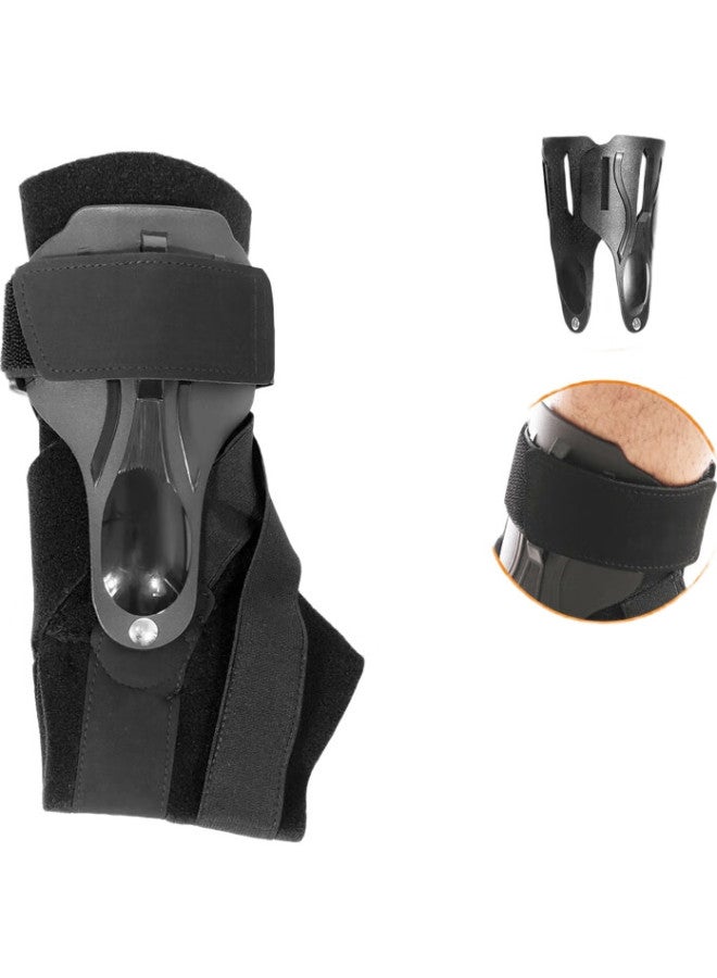 Chidong Clamping Board Ankle Brace, Sprain Ankle Fracture Rehabilitation Sports Protection, Single Piece, Black, One Size Fits All - Image 2