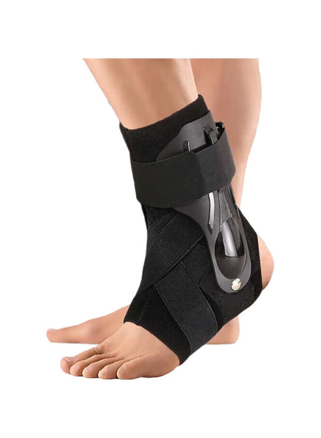 Chidong Clamping Board Ankle Brace, Sprain Ankle Fracture Rehabilitation Sports Protection, Single Piece, Black, One Size Fits All - Image 3