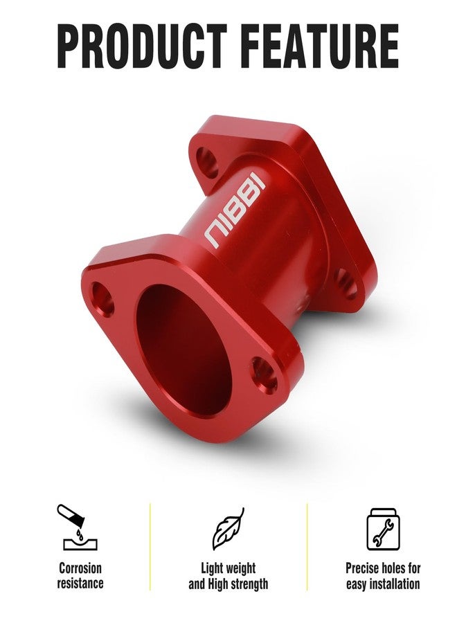 NIBBI Predator 212 intake manifold,for Coleman ct200u bt200x,Predator 196cc 250cc 420cc Performance Parts,Coleman Go Kart kt196 Mini Bike (Red) - Image 5