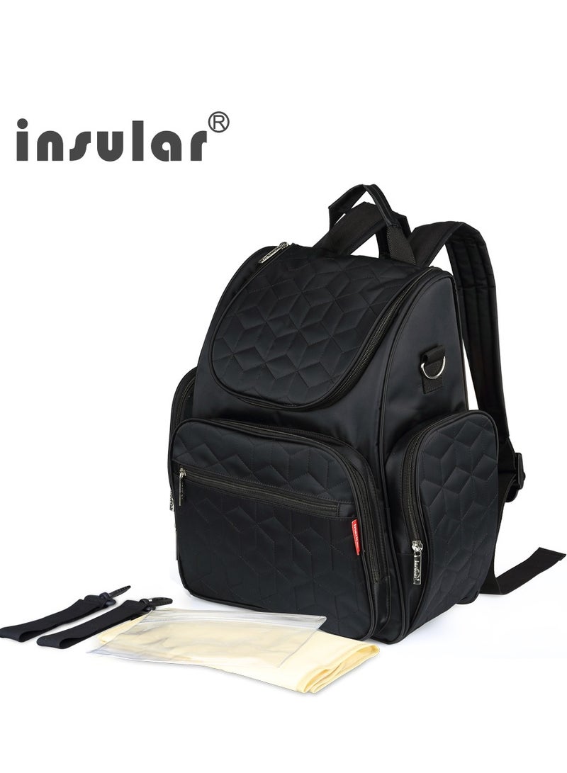 انسولار الأم عبر الحدود ماء النايلون حقيبة متعددة الوظائف حقيبة الأم قدرة كبيرة تحمل حقيبة الأم والطفل في انتظار الولادة حقيبة حقيبة - Image 1