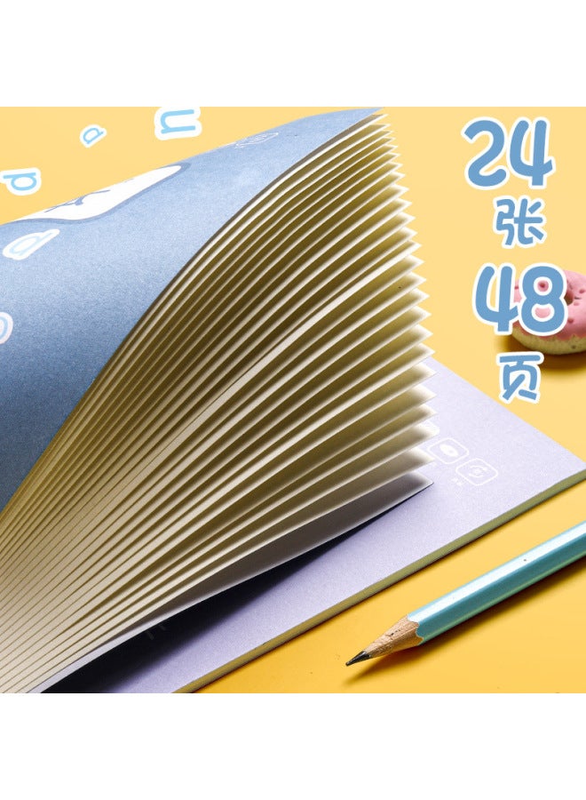 Kaba Bear Unified Standard Special Homework For Primary School Students, Honda Character Pinyin Book, Kidsren's Calligraphy And Eye Protection Book - Image 4