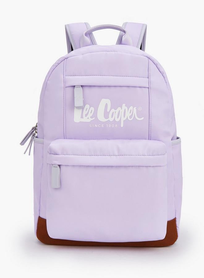 Lee Cooper Solid Backpack With Adjustable Shoulder Straps - Image 1