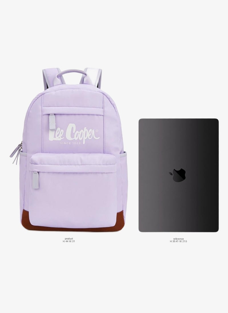 Lee Cooper Solid Backpack With Adjustable Shoulder Straps - Image 2