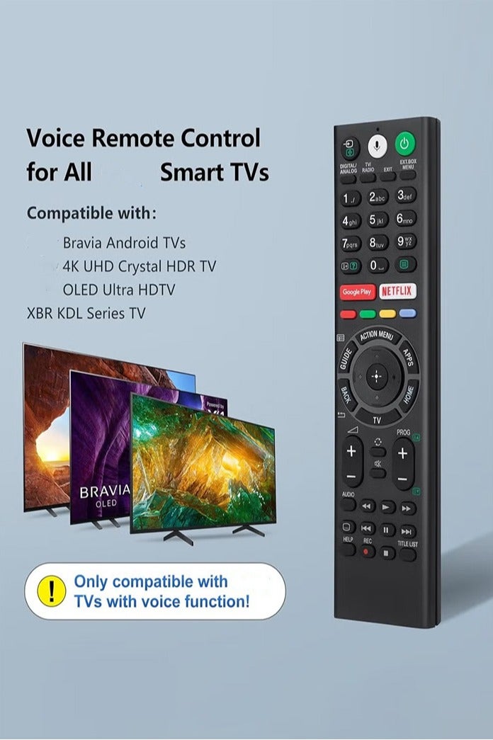 Arabest Voice Replacement Remote for Sony-TVs and Bravia-TVs for All Sony 4K UHD LED LCD HD Smart TVs - Image 3
