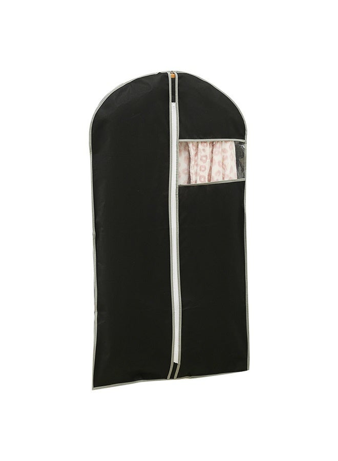 5 pack Zippered Hanging Suit Protector Bag Black, Dust Cover Wardrobe Cover Suit Bags（60*110cm） - Image 1