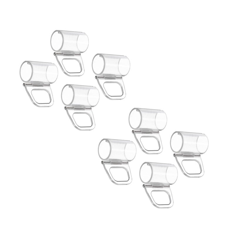 8 Pcs Valance Fixing Clips Replacement Curtain Clips Decorative Blind Curtain Clamps - Image 1