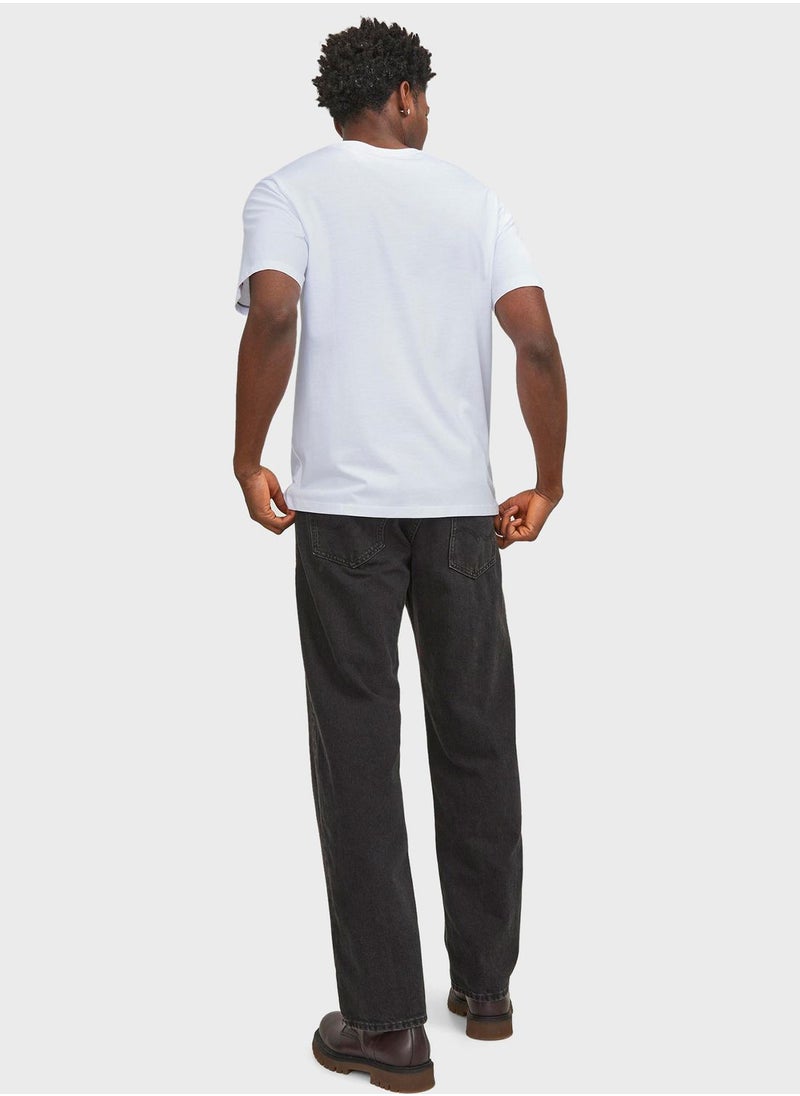 JACK & JONES - Logo Crew Neck T-Shirt - Image 1