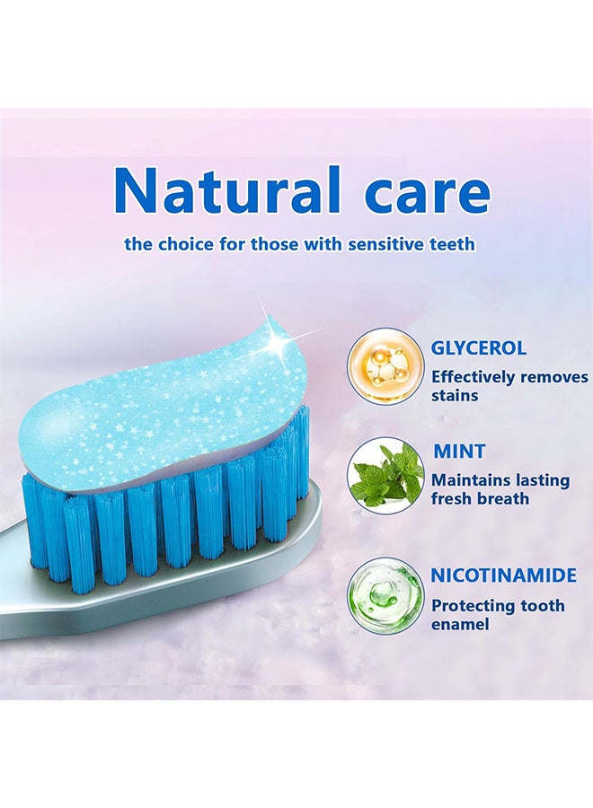 بودي أكسيل معجون أسنان بالنياسيناميد لتبييض الأسنان، بإزالة مكثفة للبقع وتركيبة طبيعية خالية من الفلورايد لطيفة لتبييض الأسنان والعناية باللثة لنفس منعش من بودي اكسل - Image 3