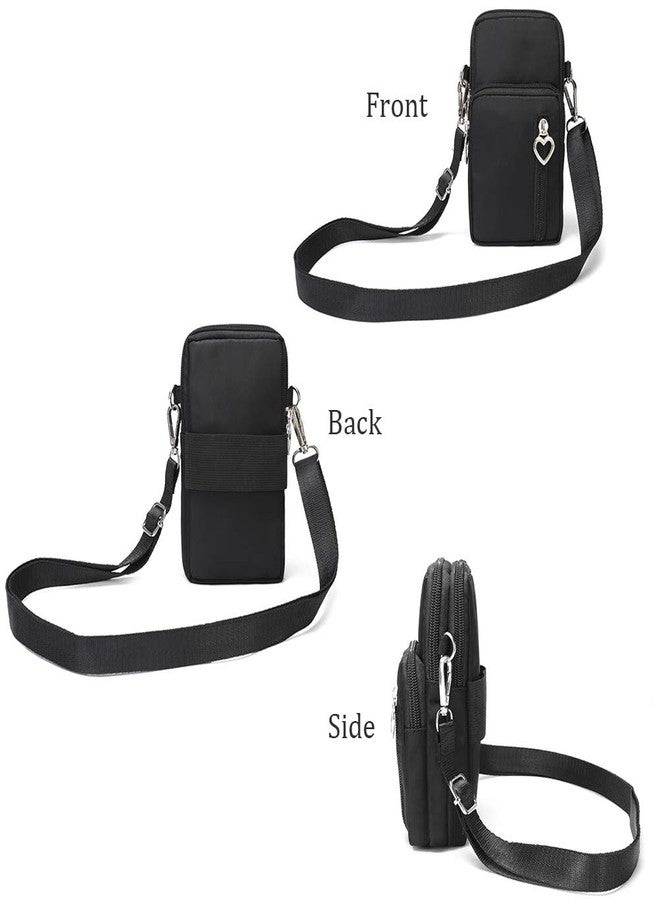 WATACHE Outdoor Sweat-Proof Running Armbag Cross-Body Shoulder Casual Wallet Purse Crossbody Bag Gym Fitness Cell Phone Key Holder for iPhone 13 12 Pro Max Xs Max/Xr,Galaxy Note 10, P30 Pro,Black - Image 5