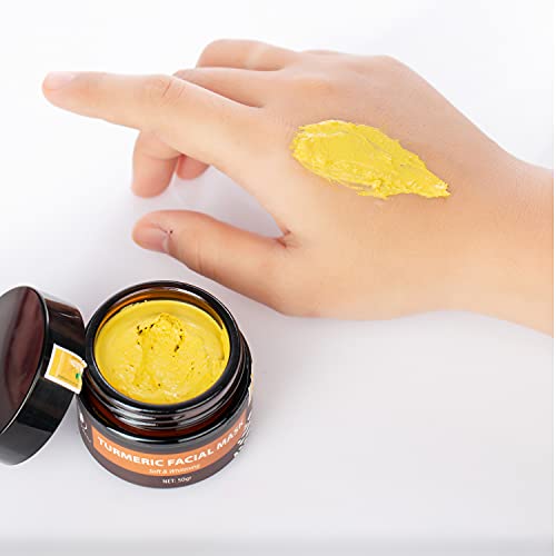 WONMOM Turmeric Facial Mask with Turmeric Harvest after 9 Months (1.8 ounces) - Image 5