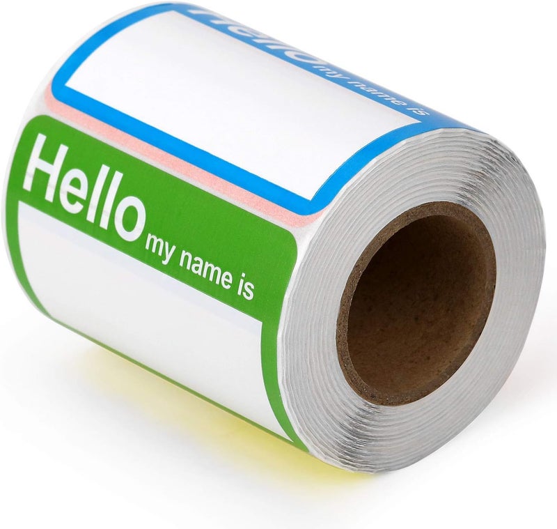 Methdic 5 Colors (Hello My Name is) Name Tags Stickers 400 Labels for Office, Meeting, School, Teachers and Mailing - Image 3
