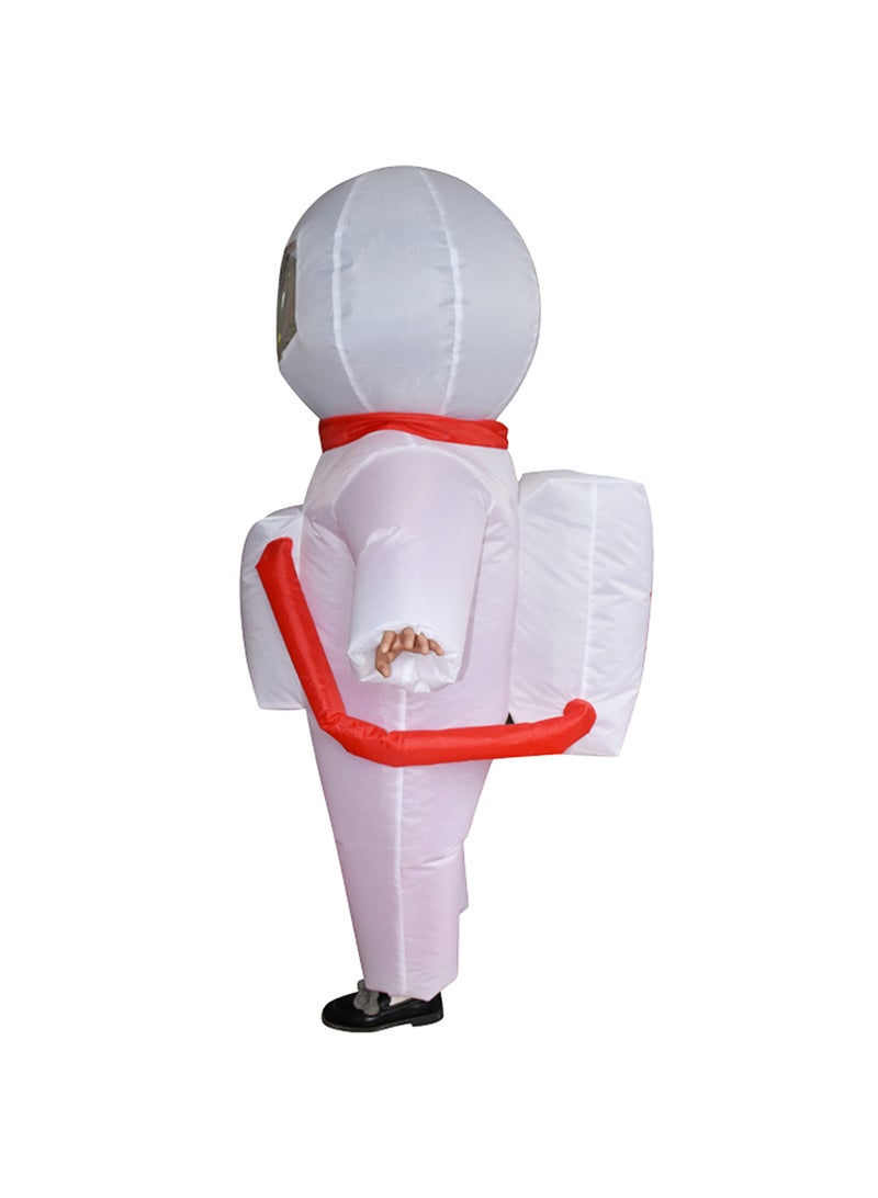 Astronaut Shape Inflatable Costume for Festival include a Blower and Battery Case,Space Man Costume for Dress Up Party,Funny Blow up Pretend Toy Costume for Party Suitable 90-140cm Height - Image 4