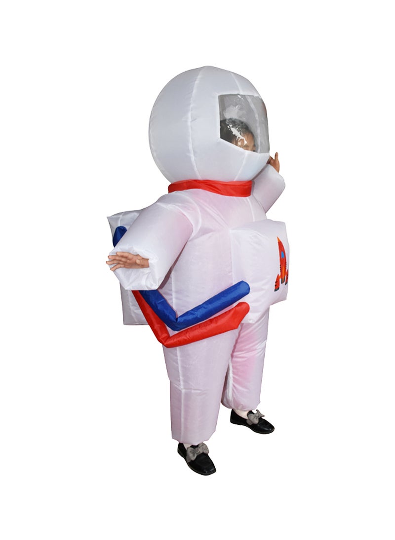 Astronaut Shape Inflatable Costume for Festival include a Blower and Battery Case,Space Man Costume for Dress Up Party,Funny Blow up Pretend Toy Costume for Party Suitable 90-140cm Height - Image 2
